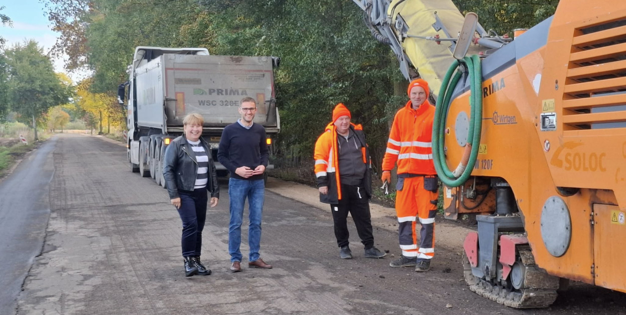 Drugi etap remontu drogi Ruszki - Rybno