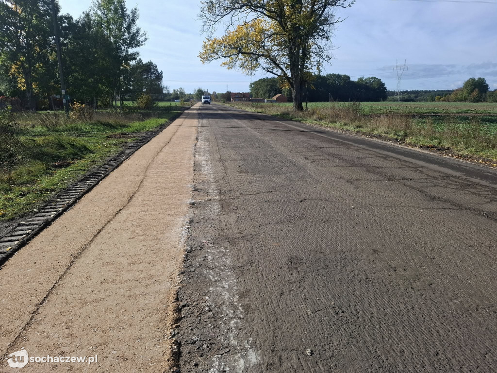 Drugi etap remontu drogi Ruszki - Rybno