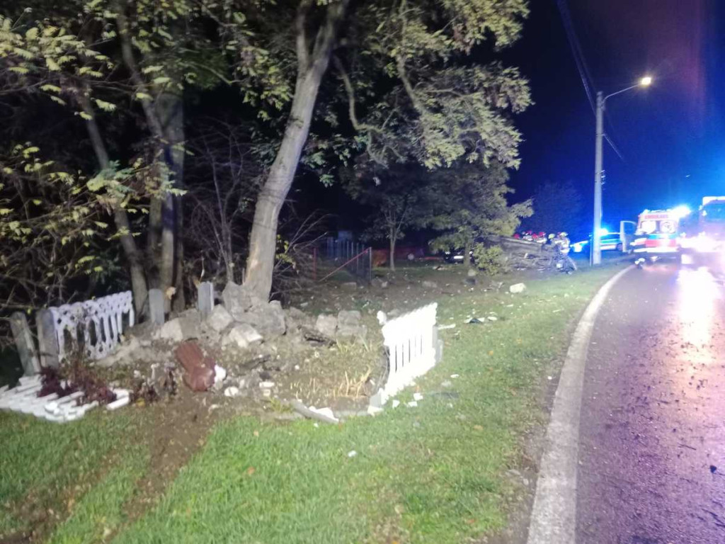 Wypadek w Kościelnej Górze, kierowca w stanie ciężkim