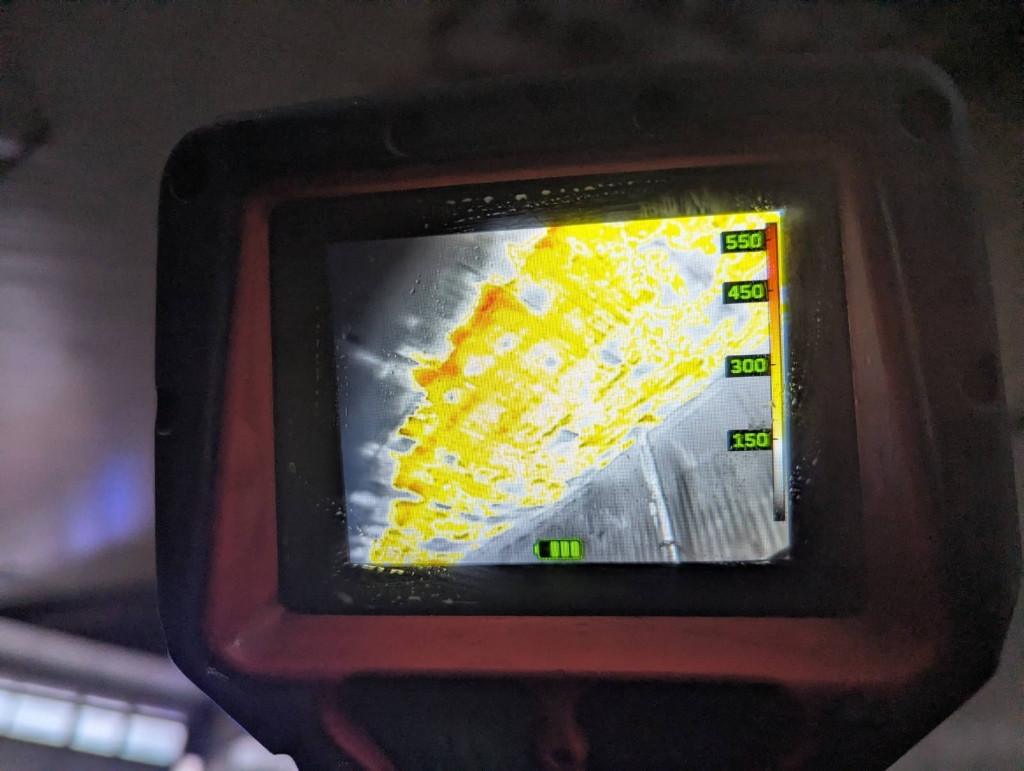 Pożar w Kożuszkach Parcel