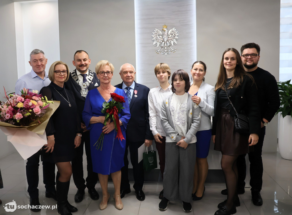 Medale Prezydenta RP dla ośmiu małżeństw z Sochaczewa