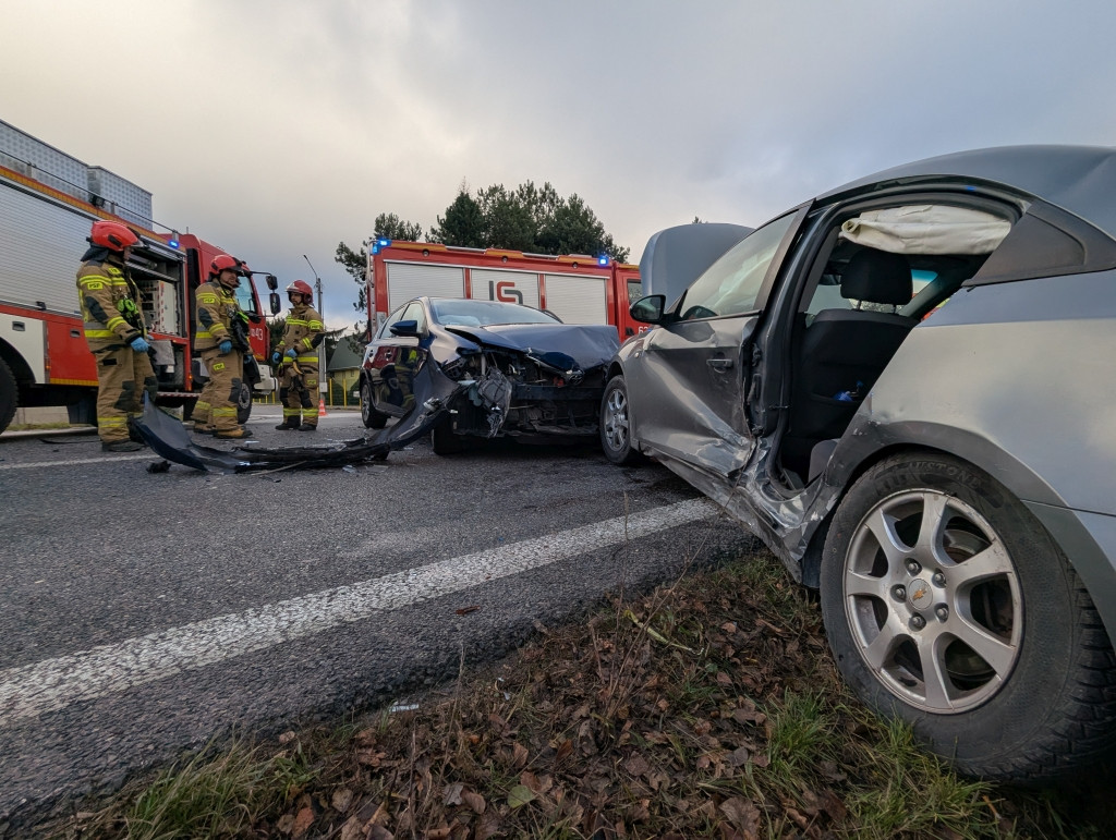 Wypadek w Kożuszkach Parcel