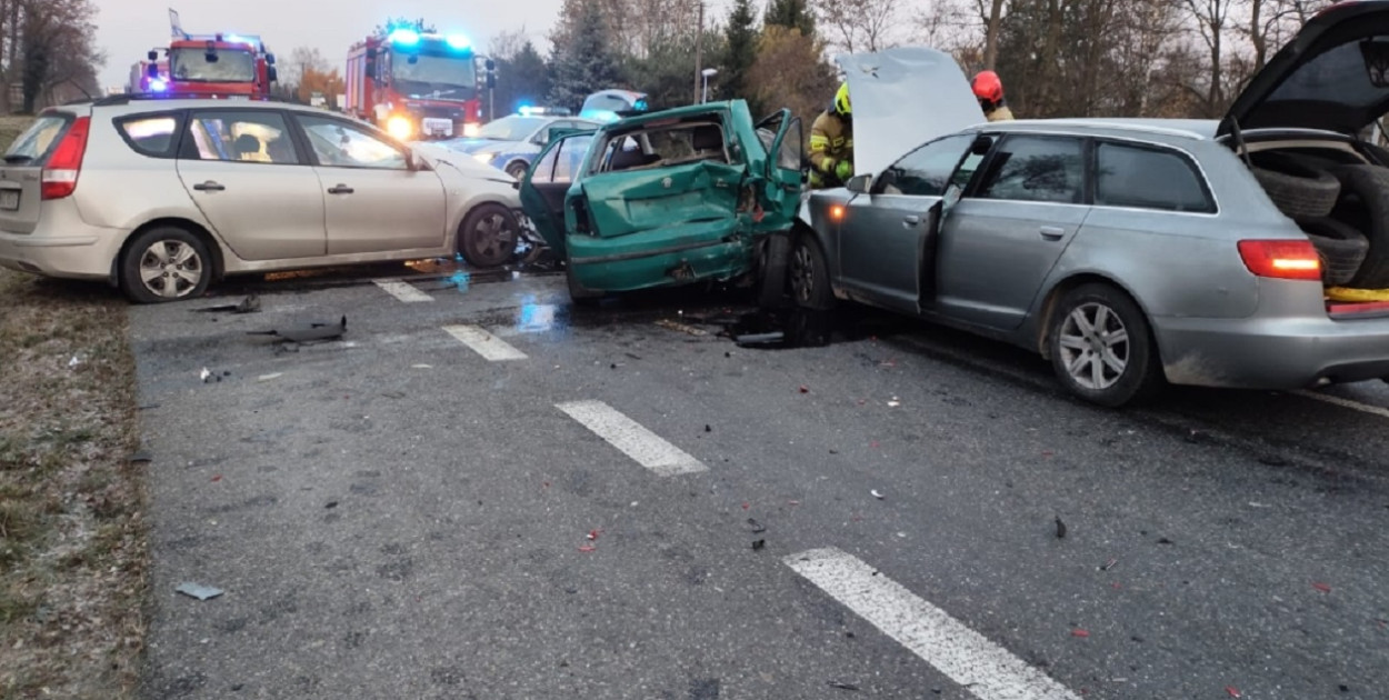 Wypadek w Kożuszkach Kolonii