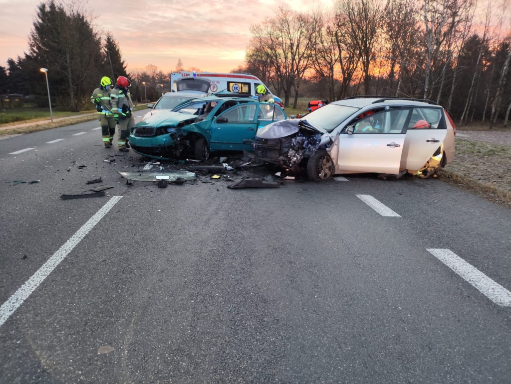 Wypadek w Kożuszkach Kolonii