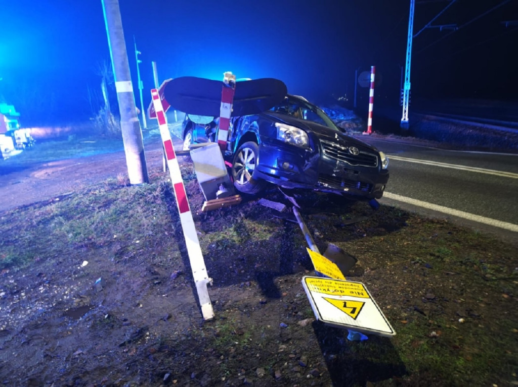 Zdarzenie drogowe w Nowym Żylinie