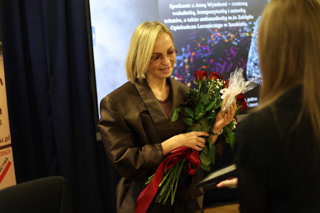 Ania Wyszkoni z wizytą w ZS CKP