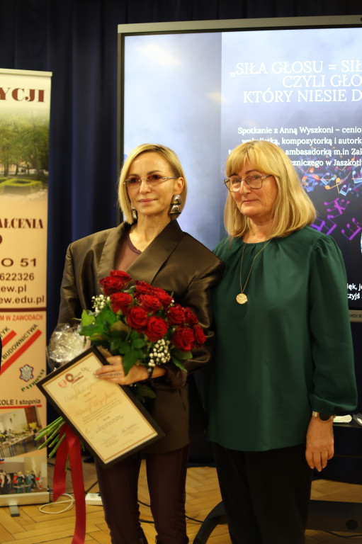 Ania Wyszkoni z wizytą w ZS CKP