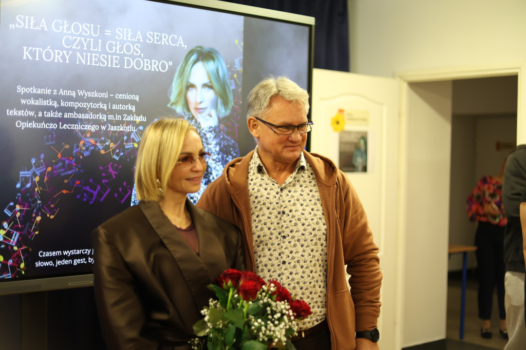 Ania Wyszkoni z wizytą w ZS CKP