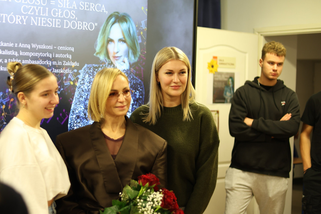 Ania Wyszkoni z wizytą w ZS CKP