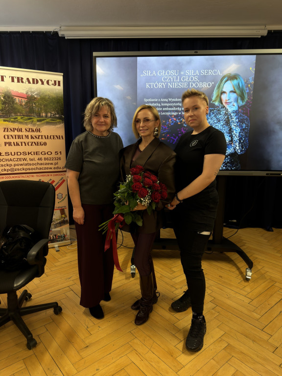 Ania Wyszkoni z wizytą w ZS CKP