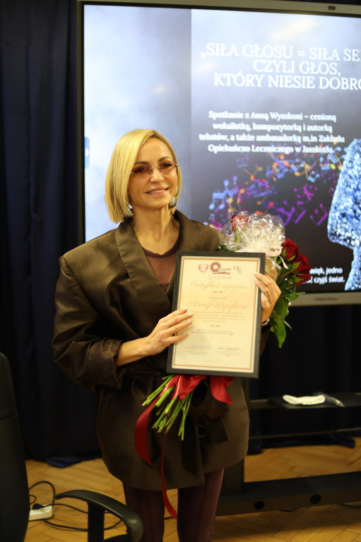 Ania Wyszkoni z wizytą w ZS CKP