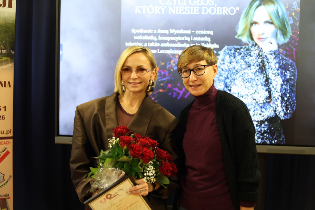 Ania Wyszkoni z wizytą w ZS CKP