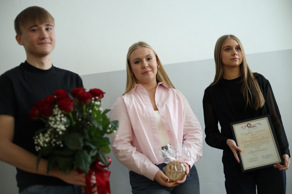 Ania Wyszkoni z wizytą w ZS CKP