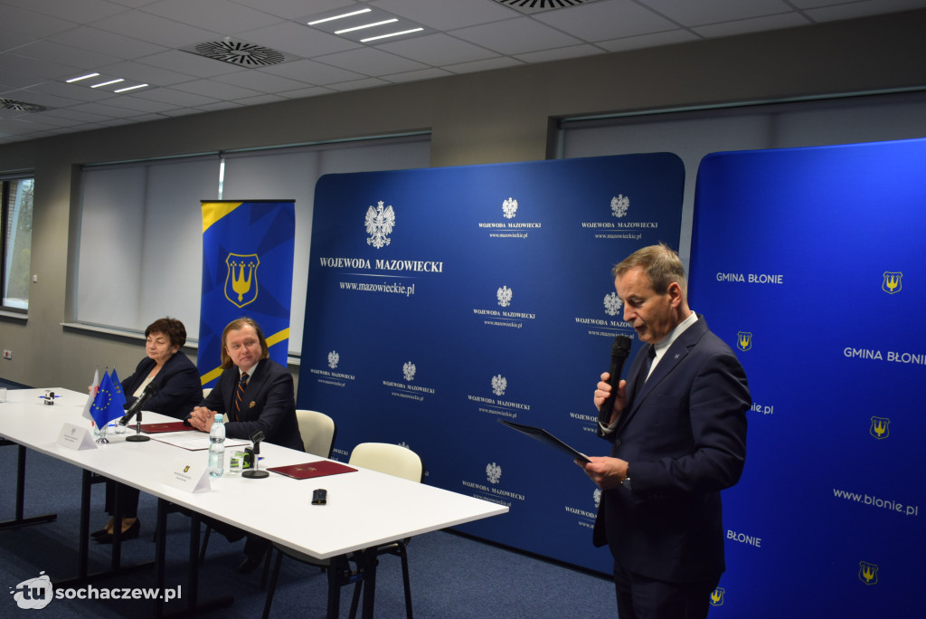 Wojewoda z wizytą w Błoniu, 42 milionowa inwestycja staje się faktem