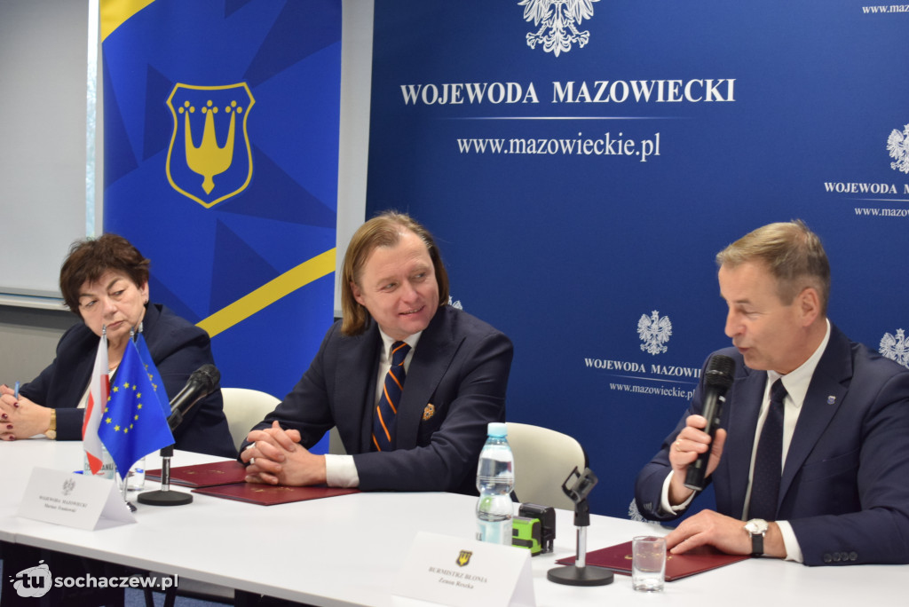 Wojewoda z wizytą w Błoniu, 42 milionowa inwestycja staje się faktem