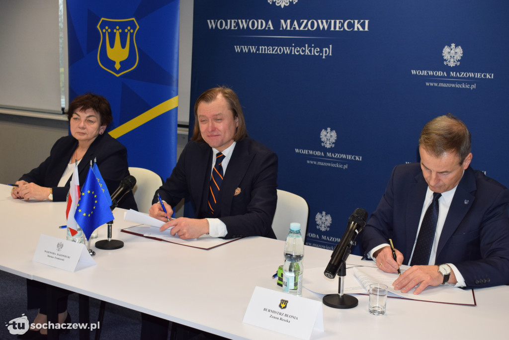 Wojewoda z wizytą w Błoniu, 42 milionowa inwestycja staje się faktem