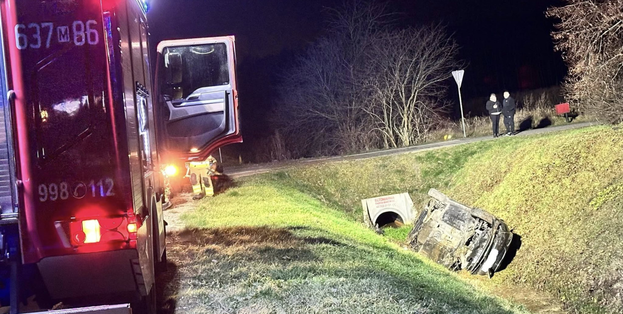 Wypadek w Szymanowie