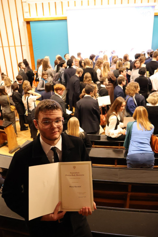 Uczeń Osiemdziesiątki stypendystą premiera