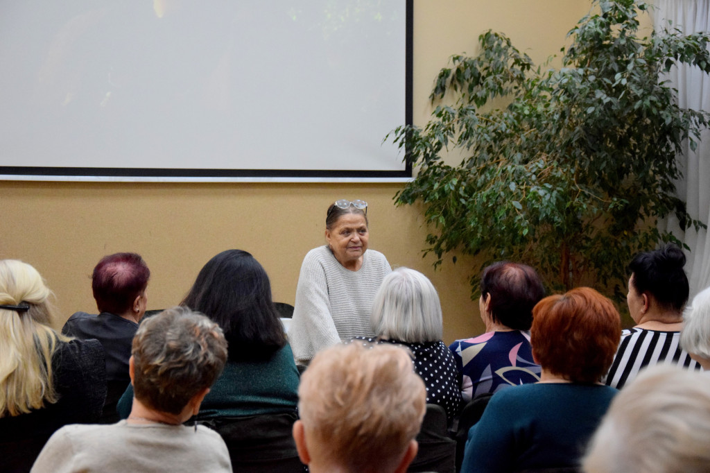 Grażyna Zielińska z wizytą w Nowej Suchej