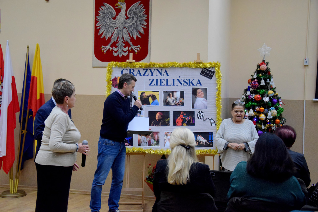 Grażyna Zielińska z wizytą w Nowej Suchej