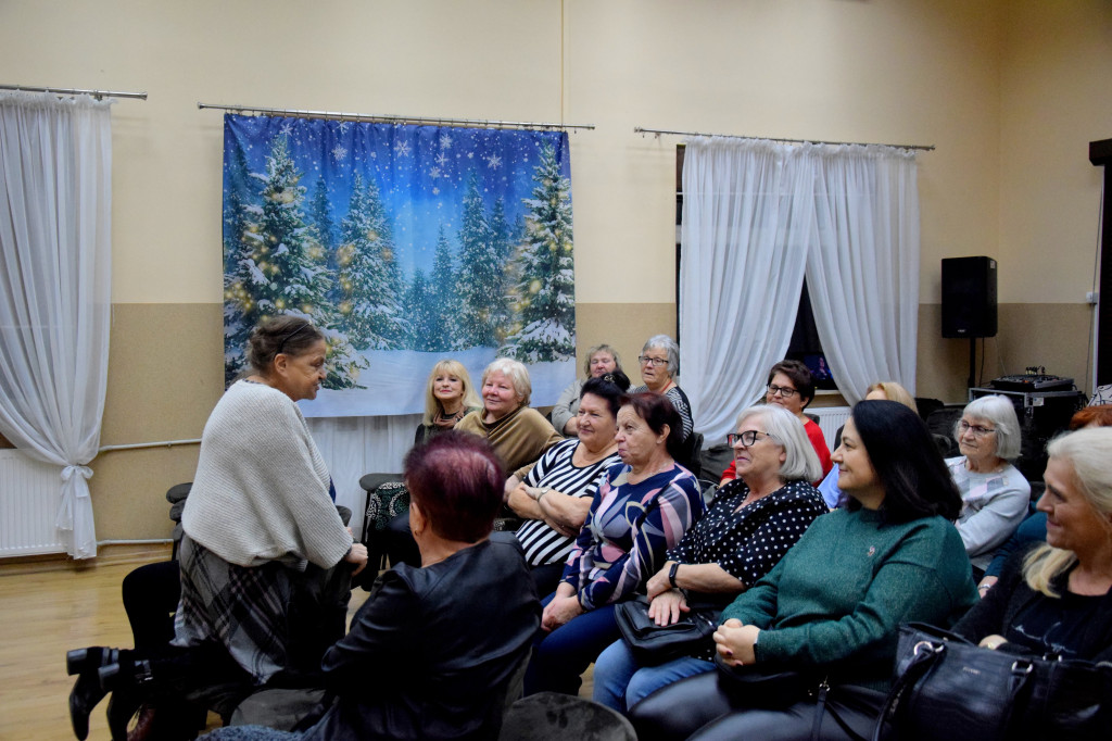 Grażyna Zielińska z wizytą w Nowej Suchej