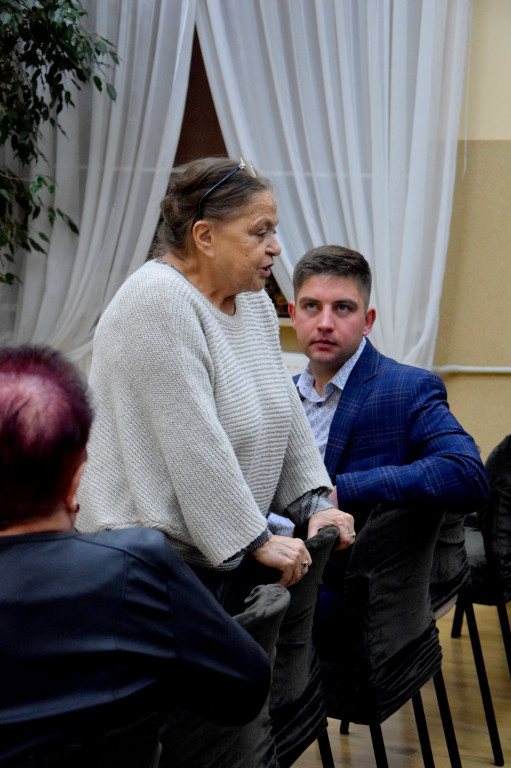 Grażyna Zielińska z wizytą w Nowej Suchej