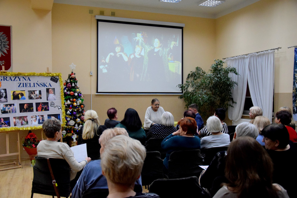 Grażyna Zielińska z wizytą w Nowej Suchej