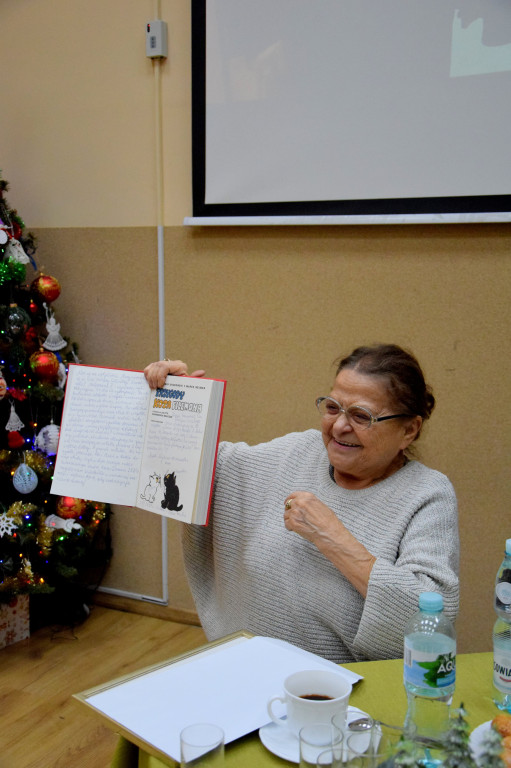 Grażyna Zielińska z wizytą w Nowej Suchej