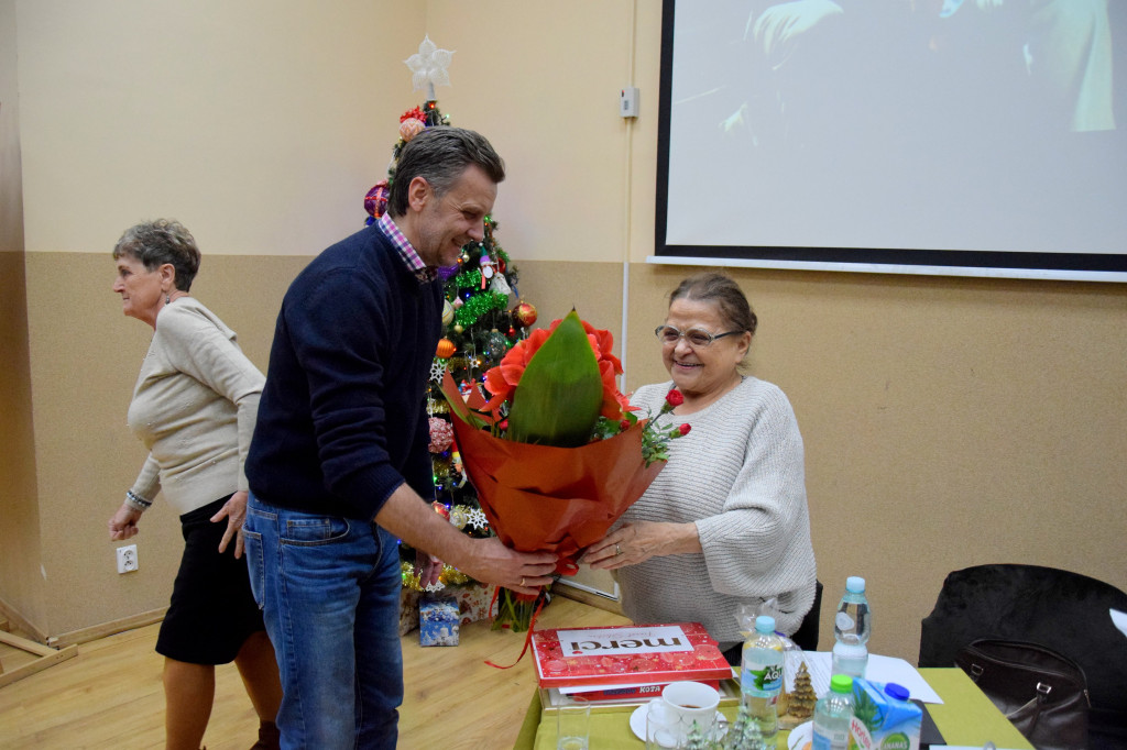 Grażyna Zielińska z wizytą w Nowej Suchej