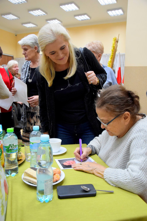 Grażyna Zielińska z wizytą w Nowej Suchej
