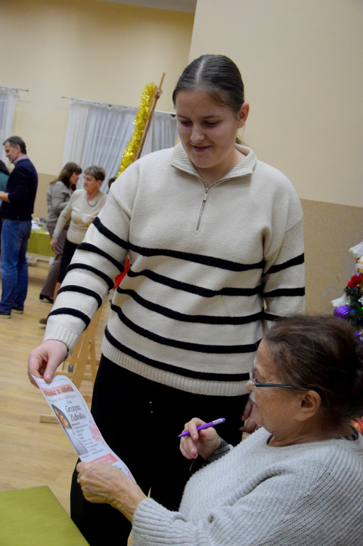 Grażyna Zielińska z wizytą w Nowej Suchej