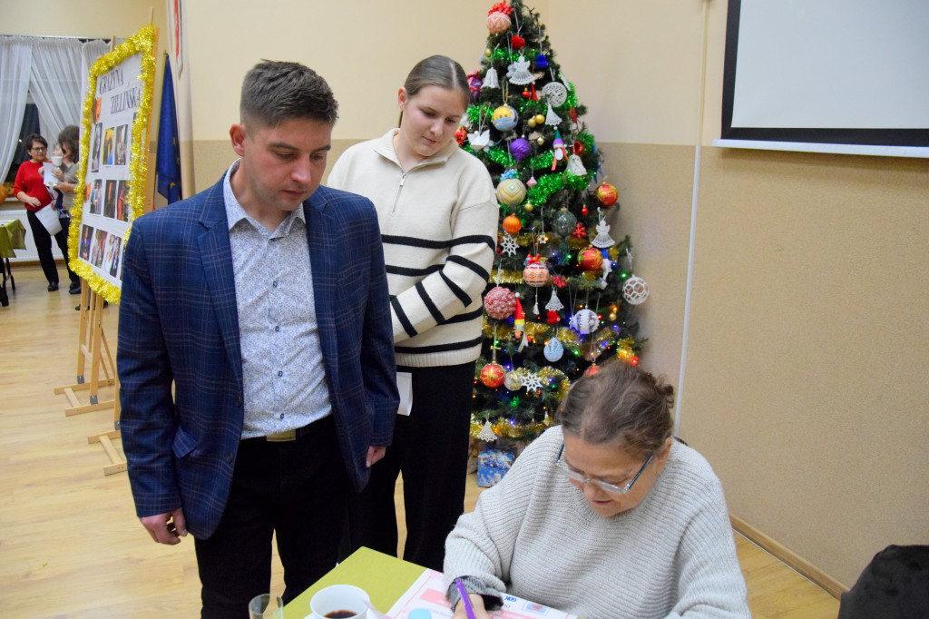 Grażyna Zielińska z wizytą w Nowej Suchej