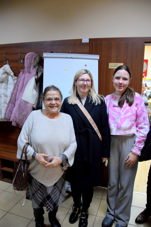 Grażyna Zielińska z wizytą w Nowej Suchej