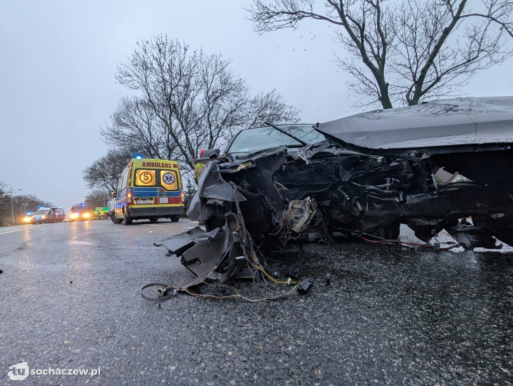 Wypadek w Kożuszkach Parcel