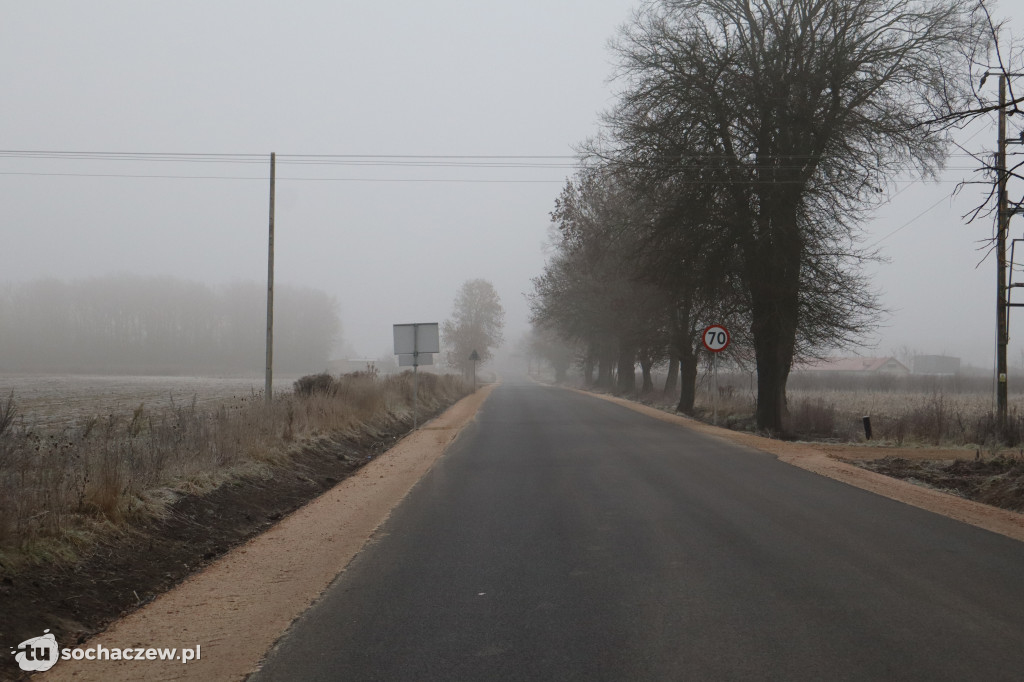 To prezent na Gwiazdkę: drogi Ruszki - Rybno odebrana