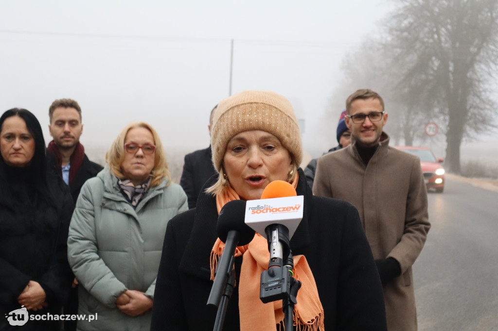 To prezent na Gwiazdkę: drogi Ruszki - Rybno odebrana