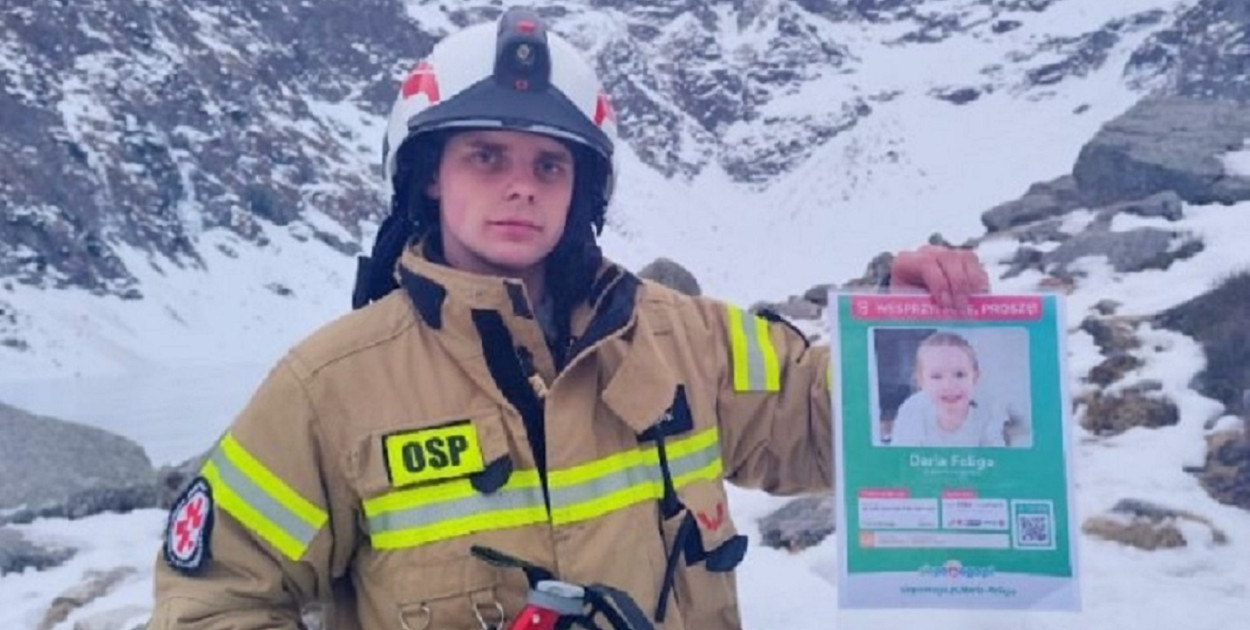 Zdobył Rysy dla 2-letniej Darii z Szymanowa