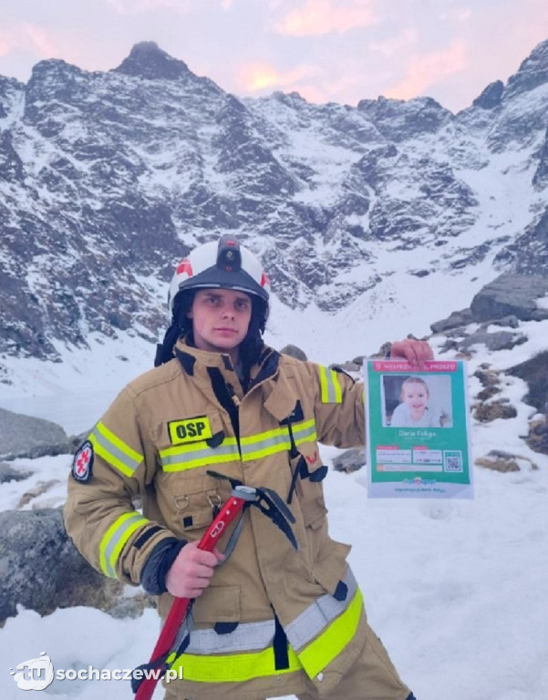 Zdobył Rysy dla 2-letniej Darii z Szymanowa