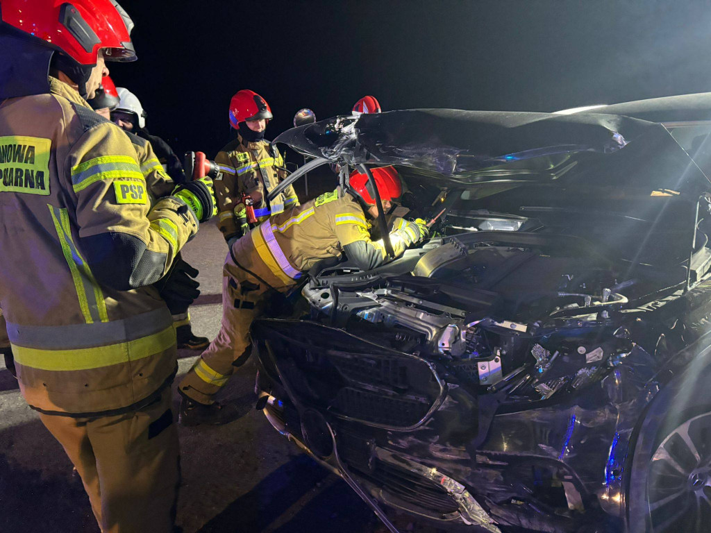 Wypadek pod kapliczką w Adamowej Górze