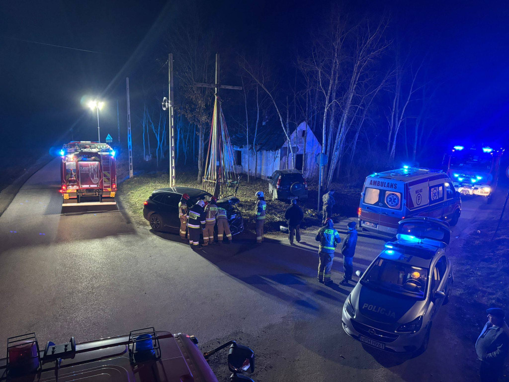 Wypadek pod kapliczką w Adamowej Górze