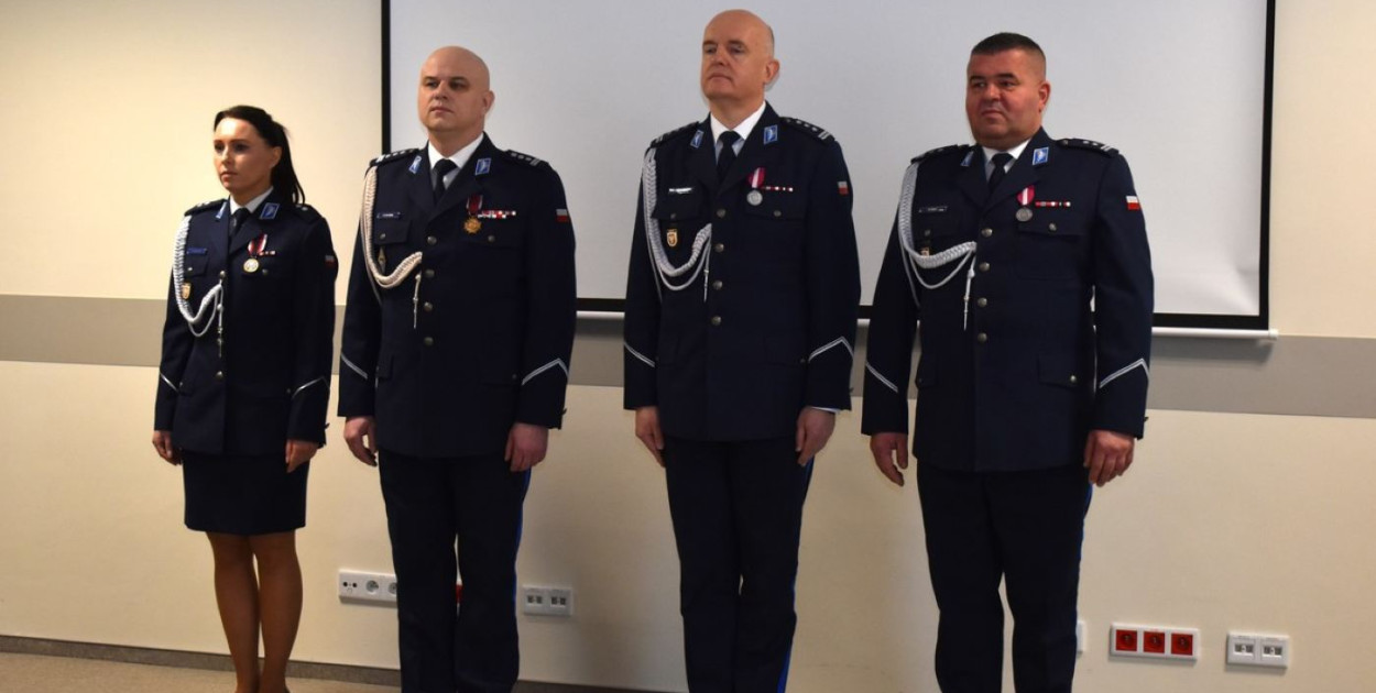 Pożegnanie z policyjnym mundurem i powierzenie obowiązków na stanowisku Komendanta