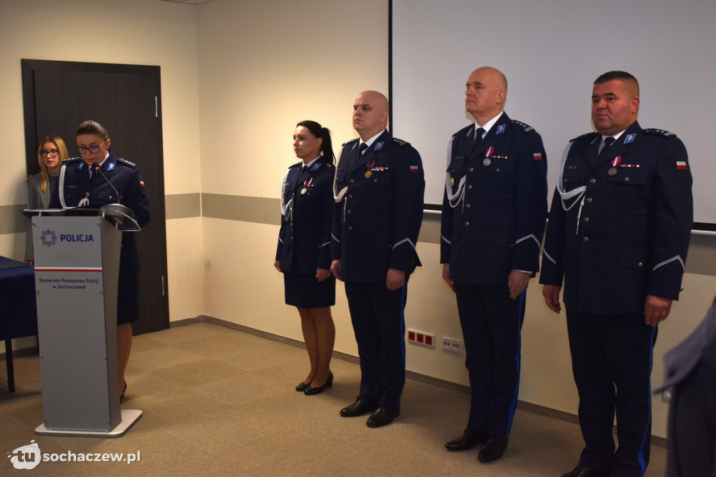 Pożegnanie z policyjnym mundurem i powierzenie obowiązków na stanowisku Komendanta