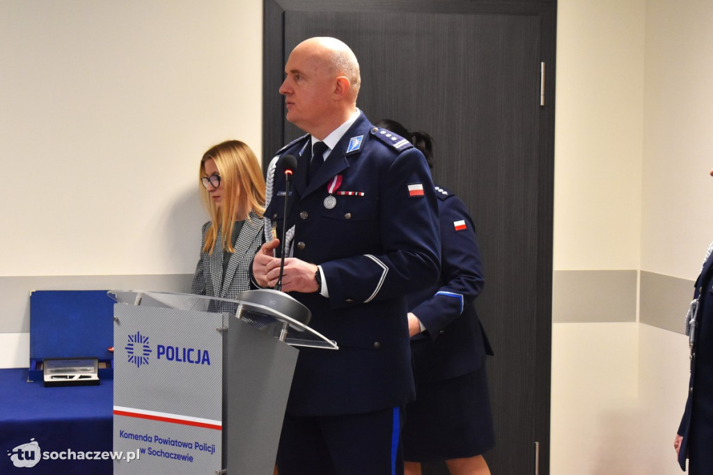 Pożegnanie z policyjnym mundurem i powierzenie obowiązków na stanowisku Komendanta