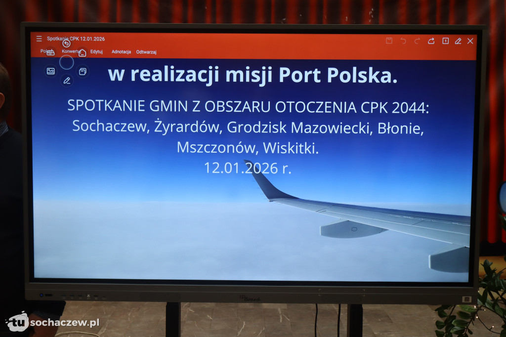 O CPK w Sochaczewie, samorządowcy łączą siły