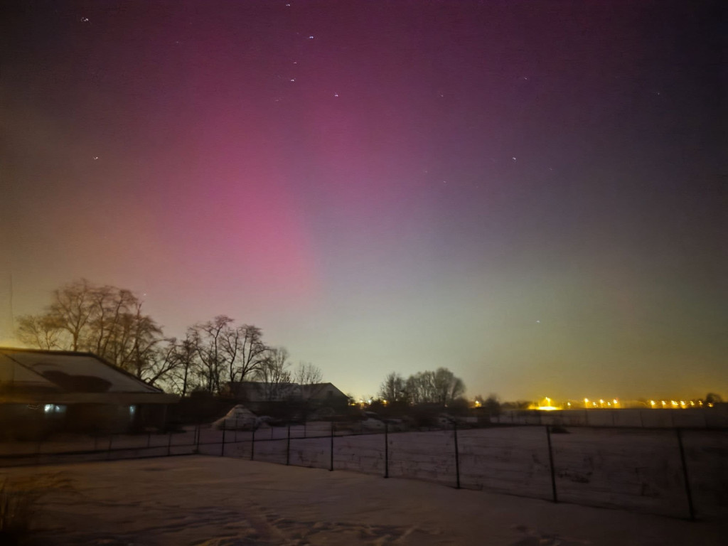 Zorza polarna w obiektywach Czytelników