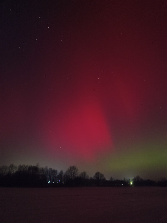 Zorza polarna w obiektywach Czytelników