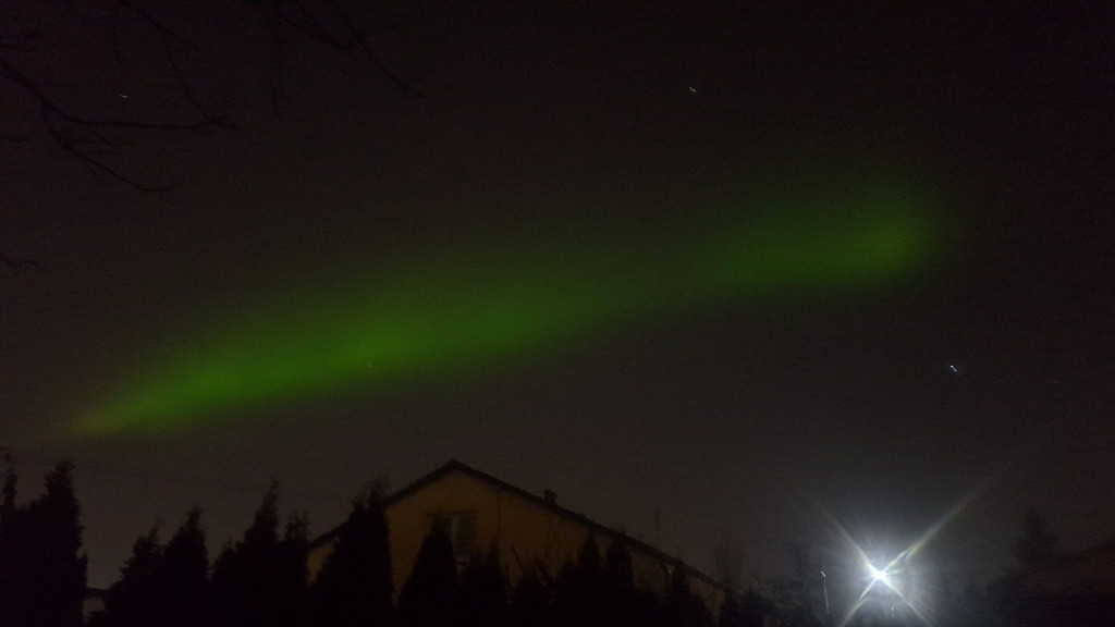 Zorza polarna w obiektywach Czytelników