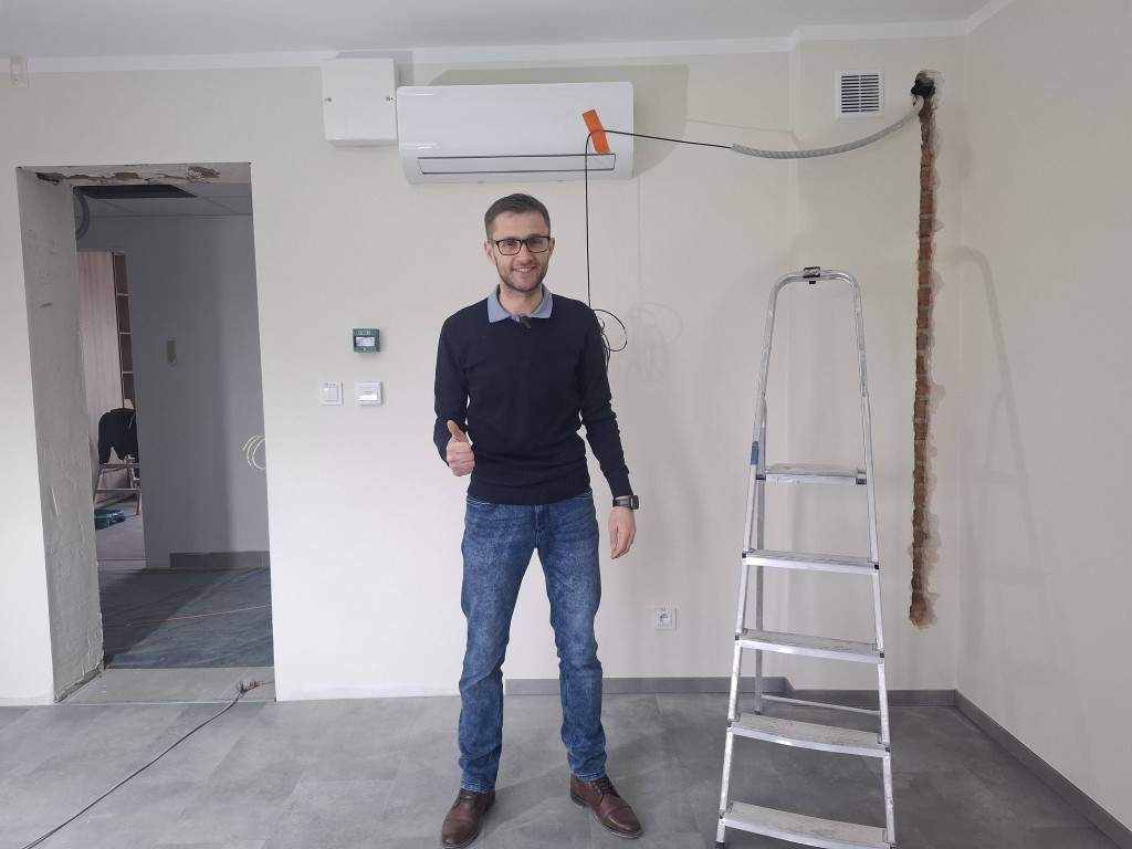 Remont urzędu gminy Rybno dobiega końca