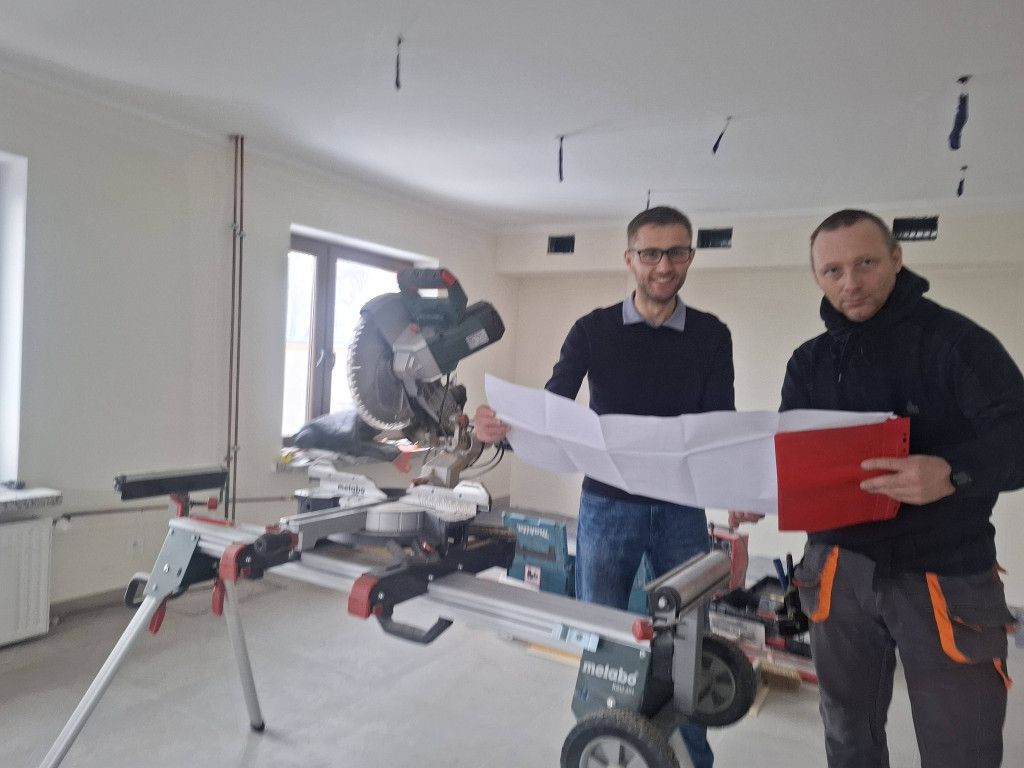 Remont urzędu gminy Rybno dobiega końca