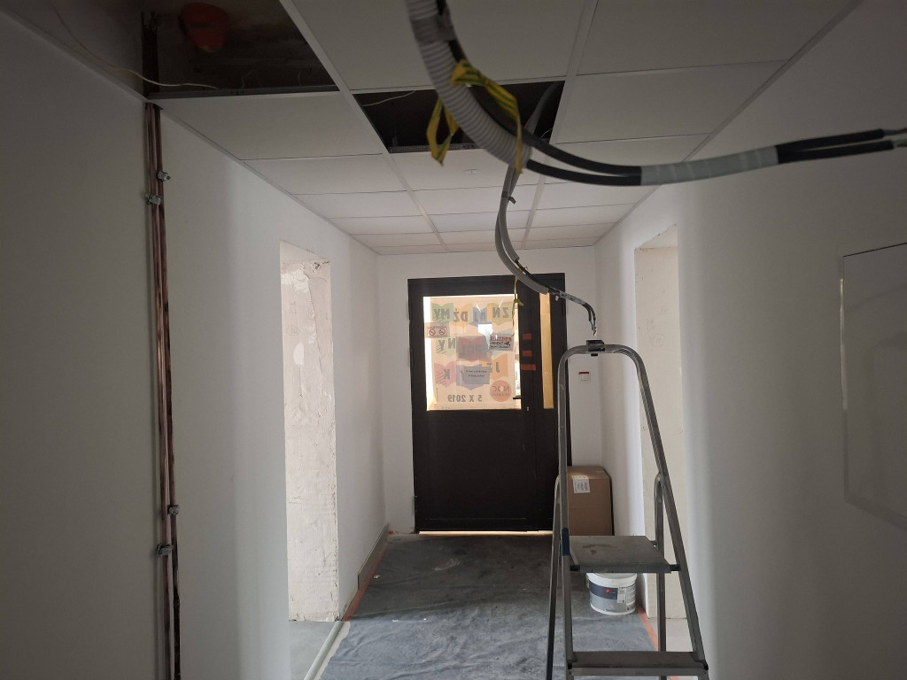 Remont urzędu gminy Rybno dobiega końca